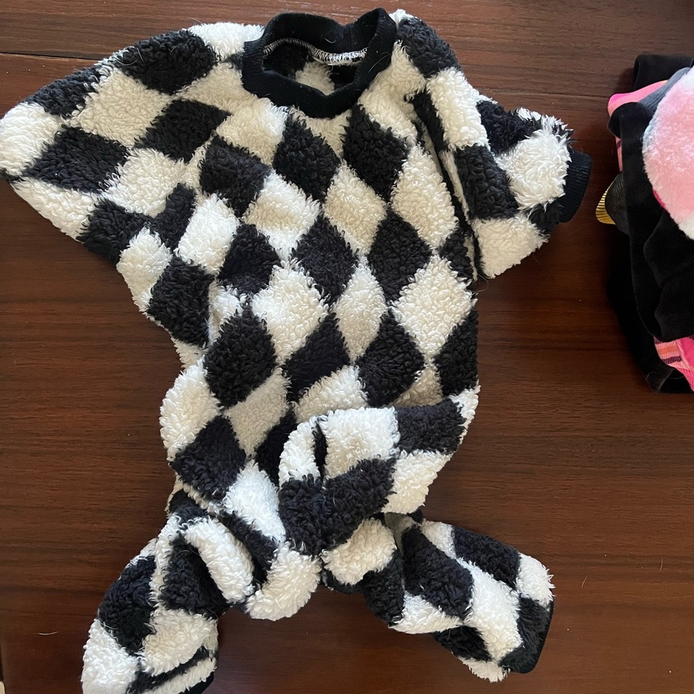Fitwarm Size XL argyle dog pajamas